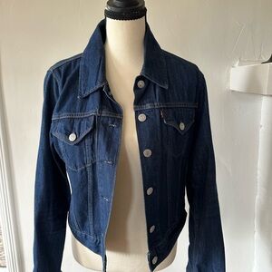 Levi's Classic Blue Denim with Tan Label